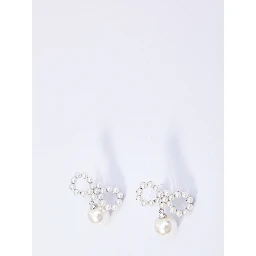 Pearl bow earrings