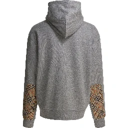 Cotton hoodie with zip