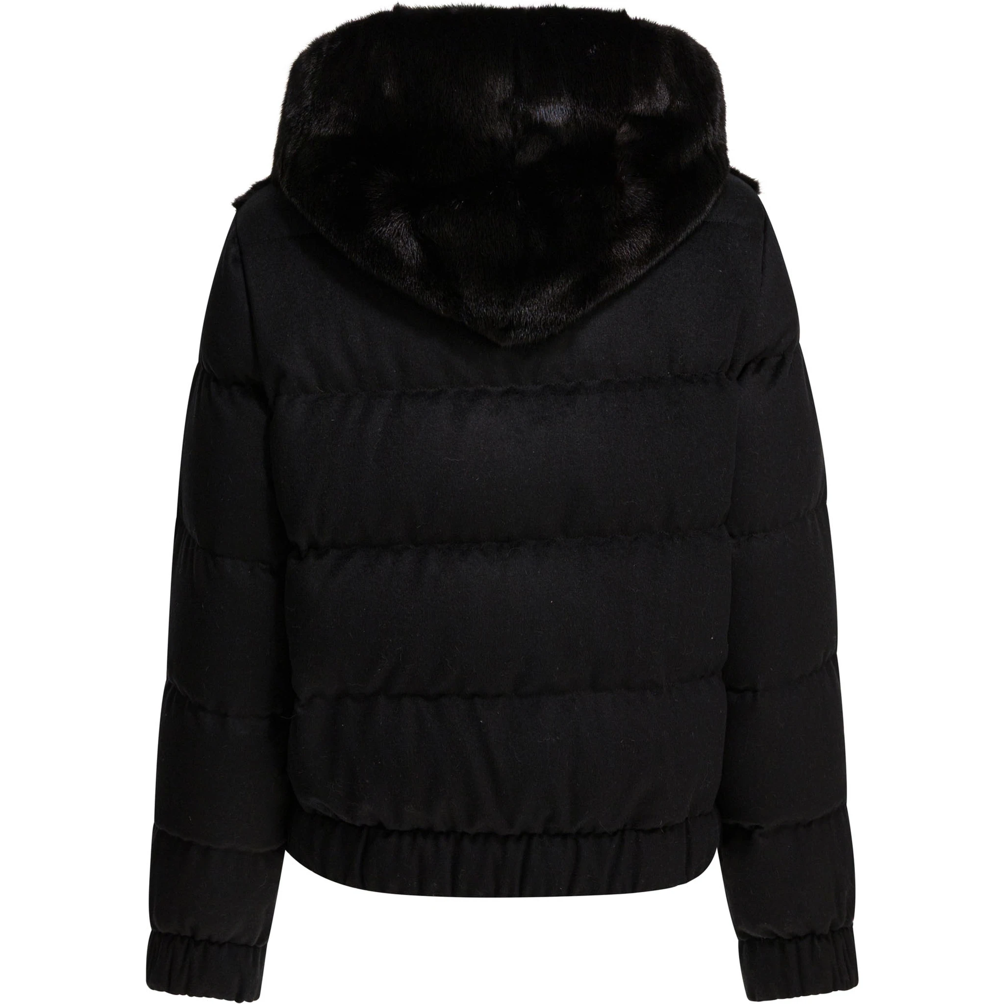 Reversible jacket in cashmere and silk