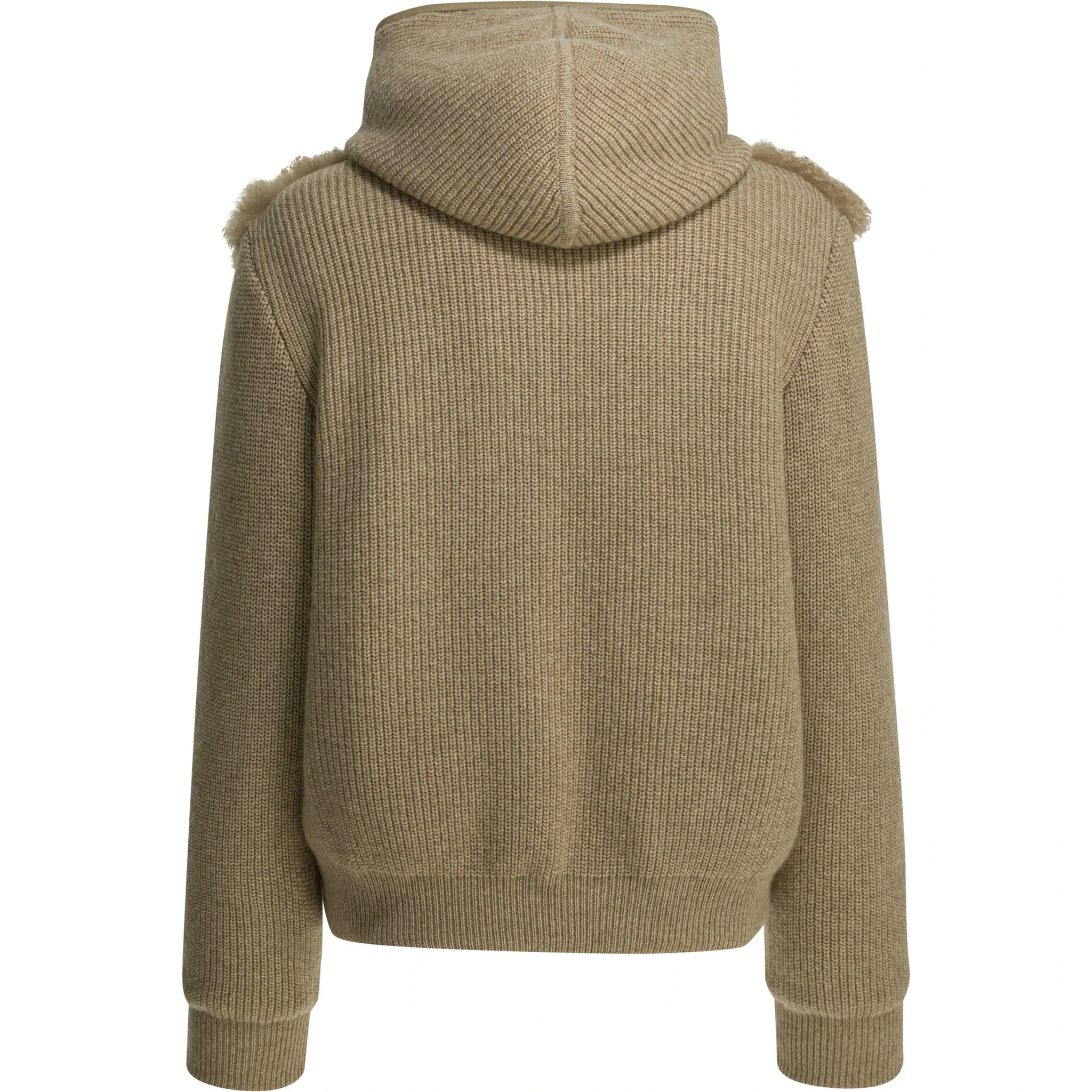 Reversible cashmere jacket