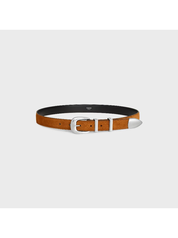 Suede western belt