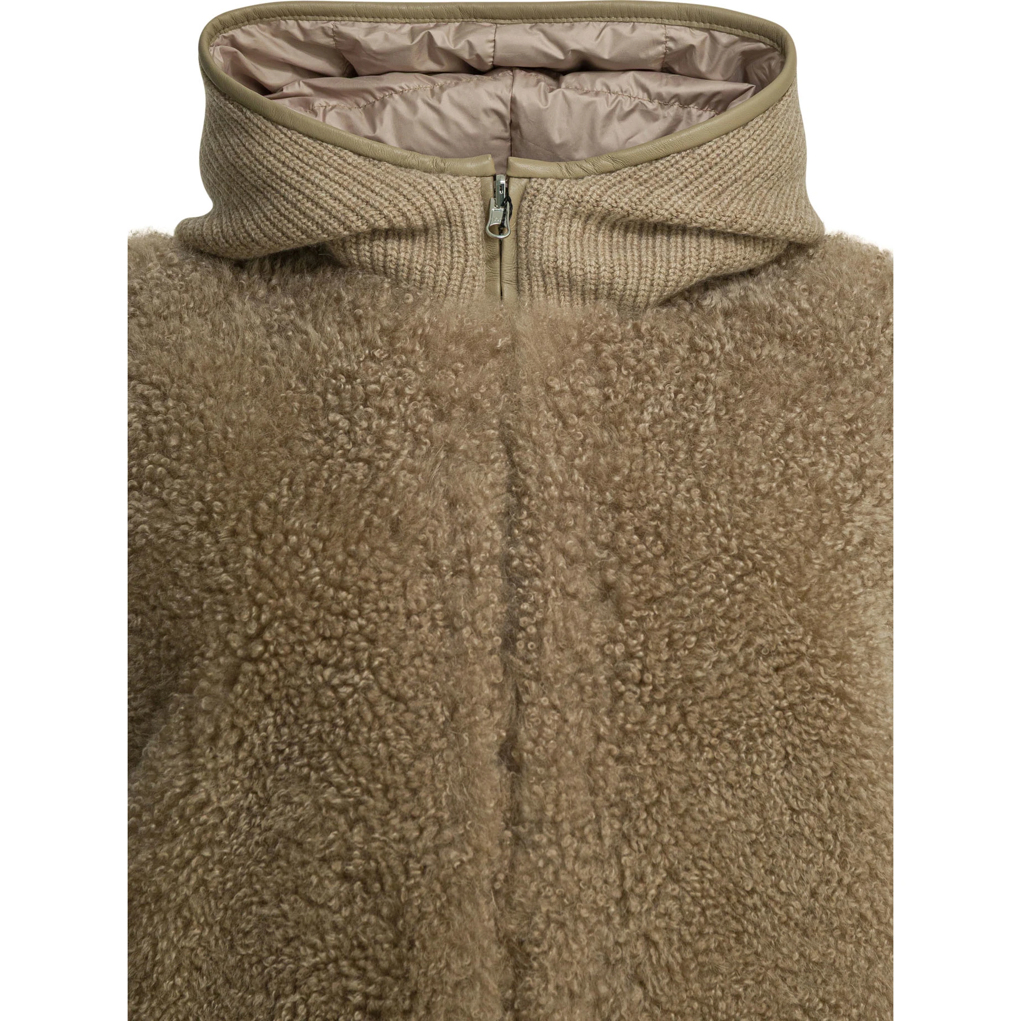 Reversible cashmere jacket