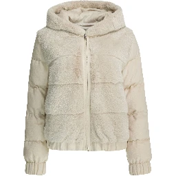 Reversible jacket in cashmere and silk