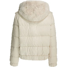 Reversible jacket in cashmere and silk