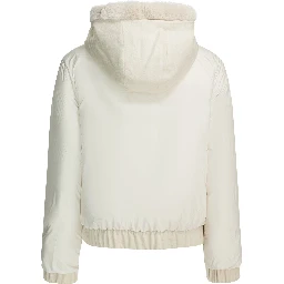 Reversible jacket in cashmere and silk