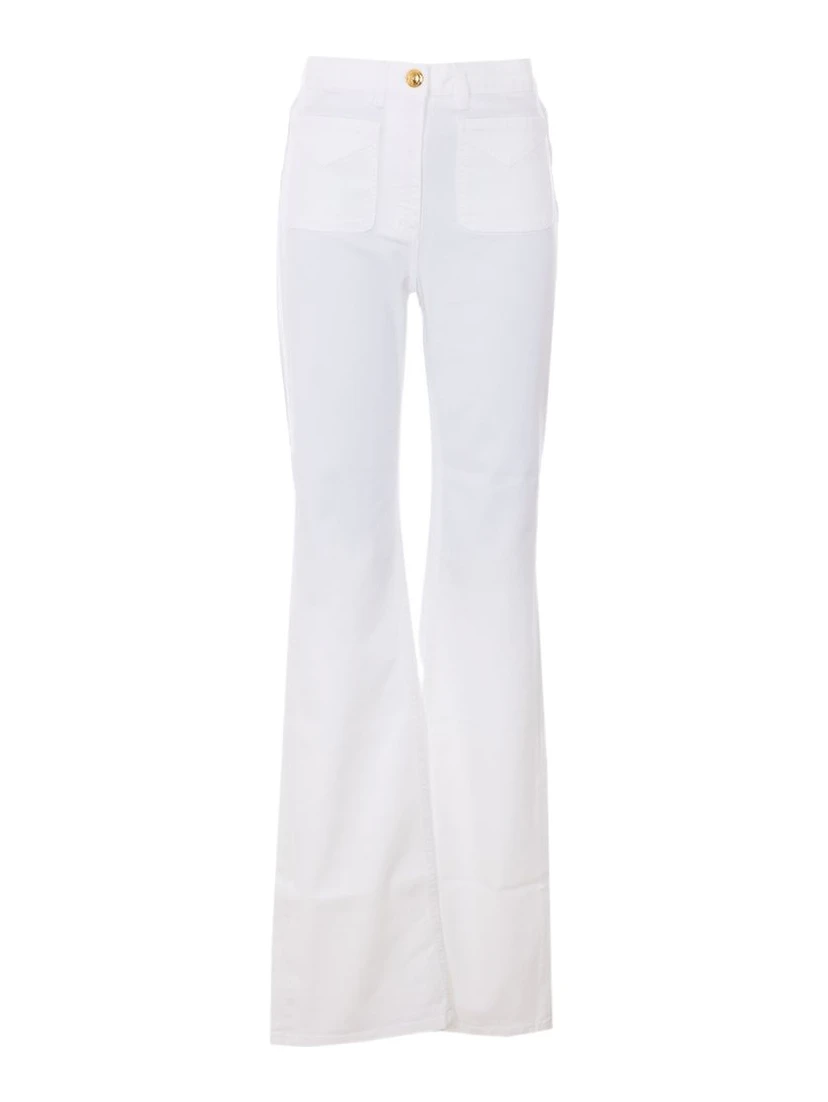 Elisabetta Franchi Jeans Ivory