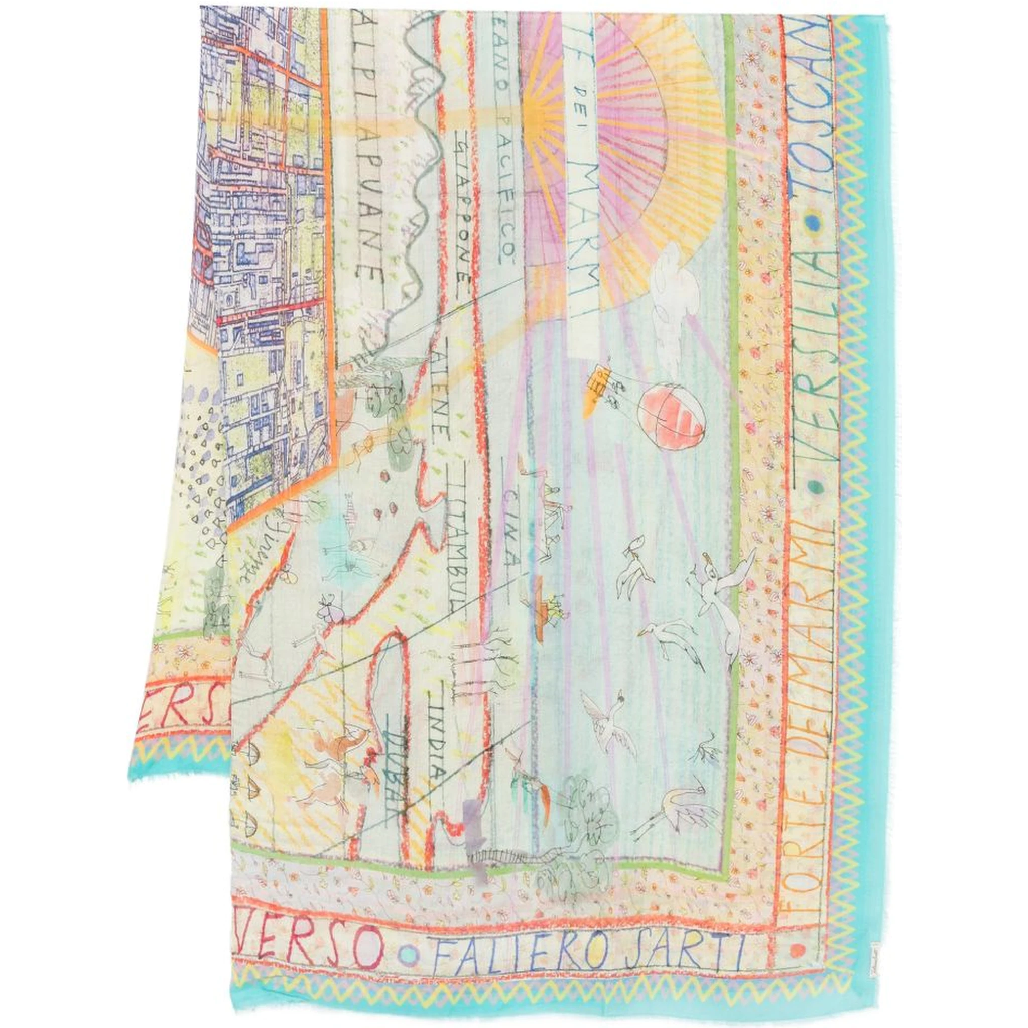 Faliero Sarti Scarfs MultiColour