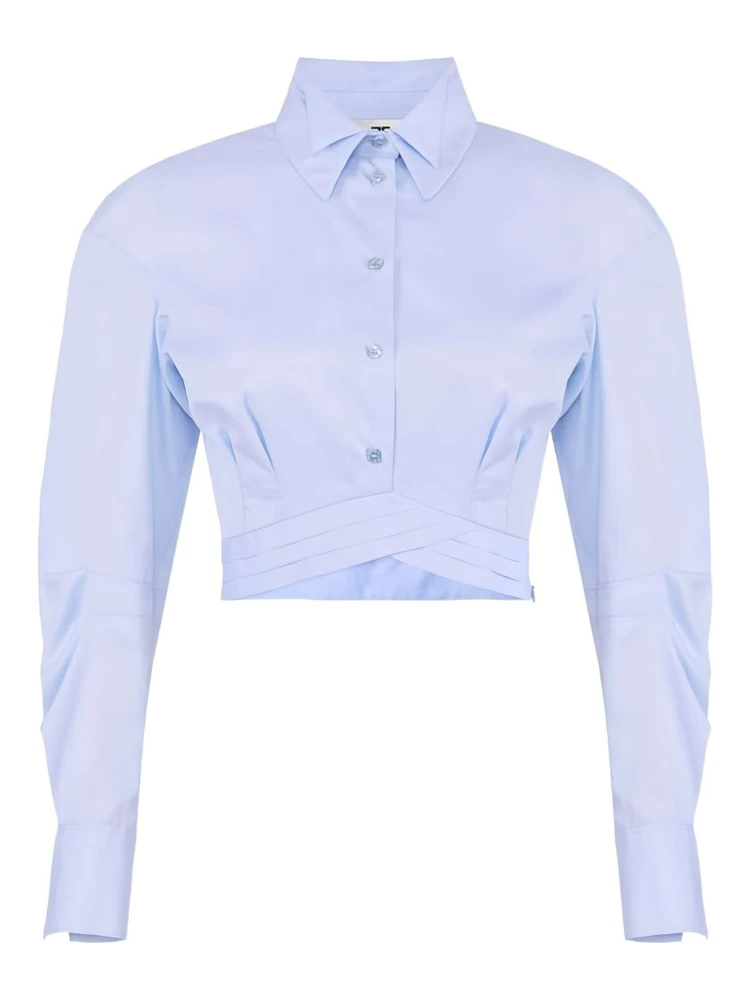 Elisabetta Franchi Shirts Light Blue