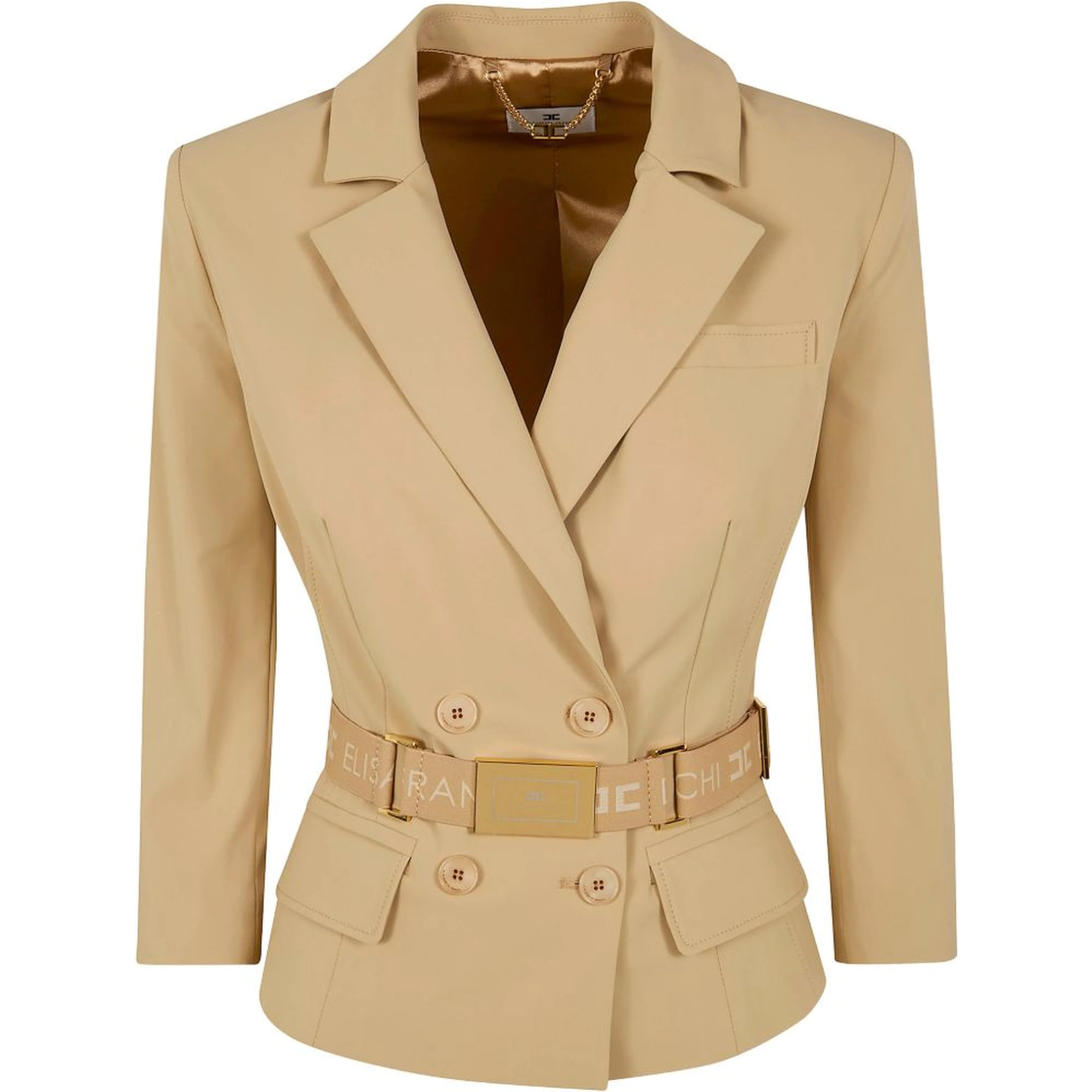 Elisabetta Franchi Jackets Camel