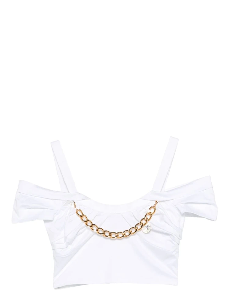 Elisabetta Franchi Top White