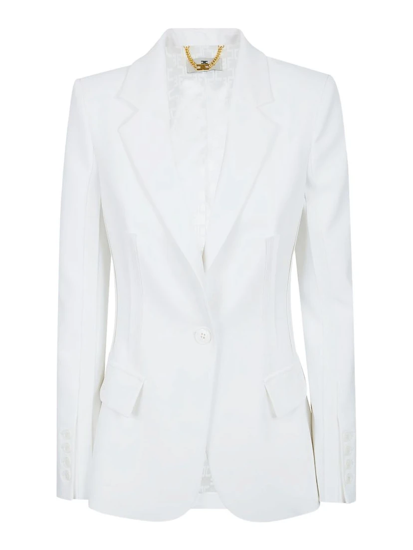 Elisabetta Franchi Jackets Ivory