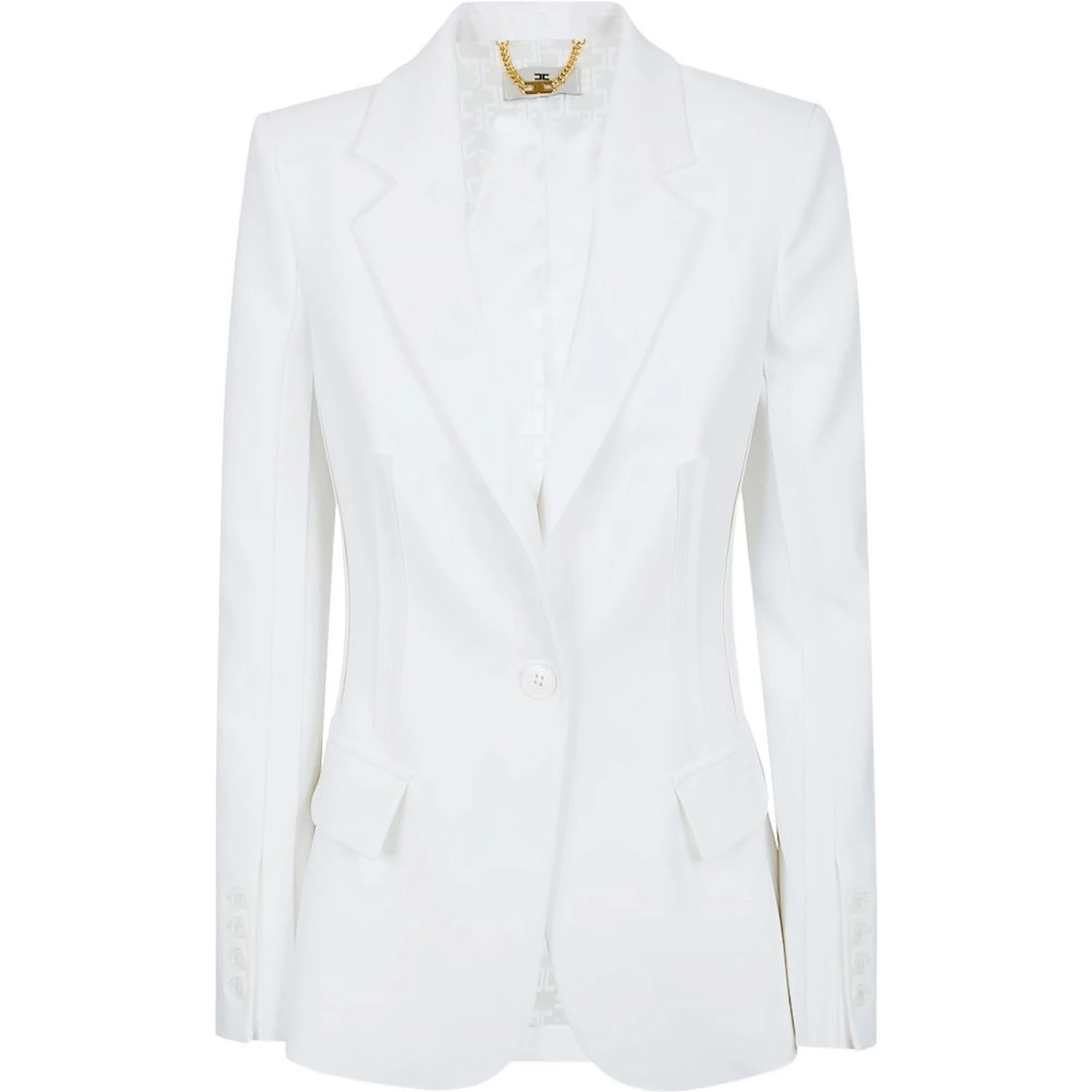 Elisabetta Franchi Jackets Ivory