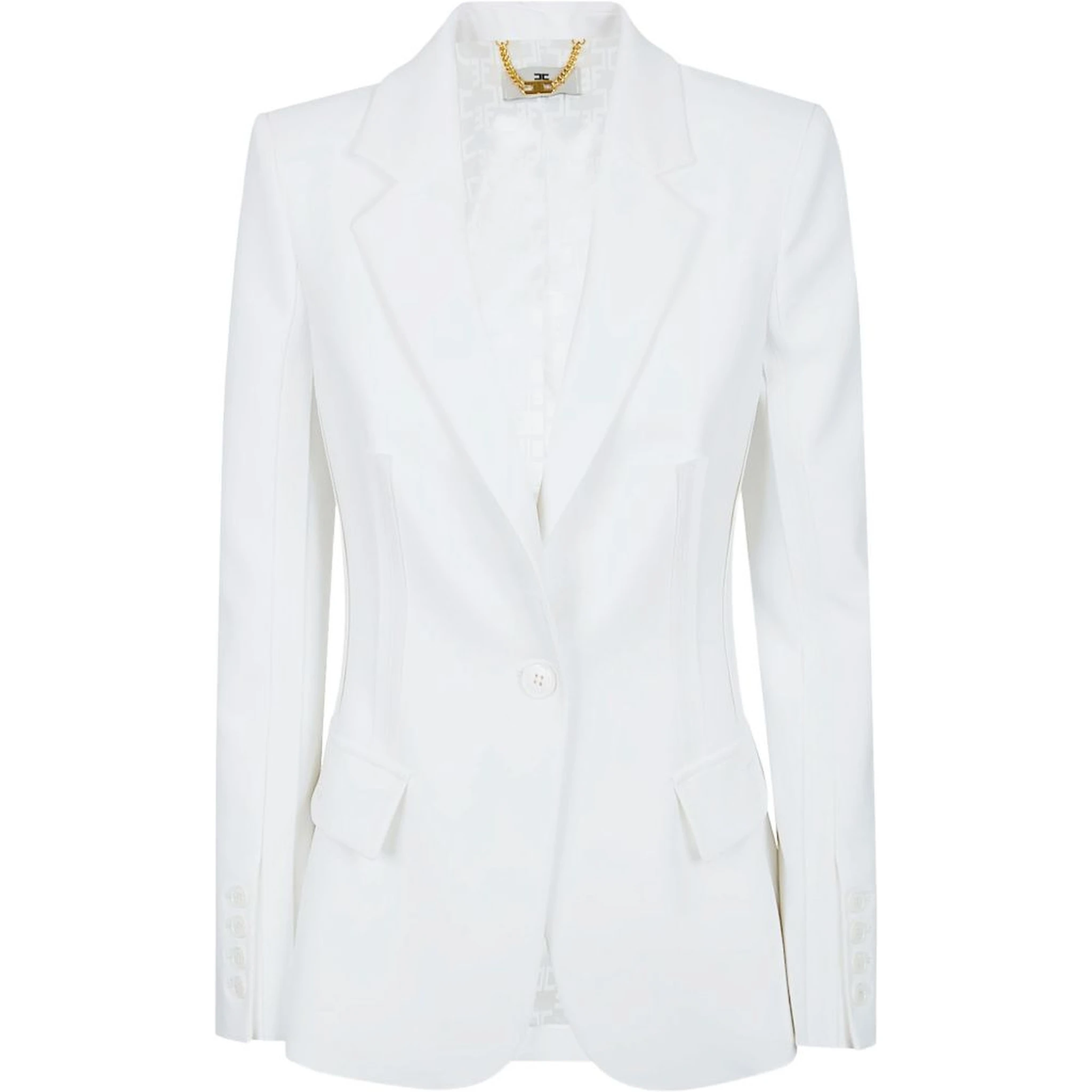 Elisabetta Franchi Jackets Ivory