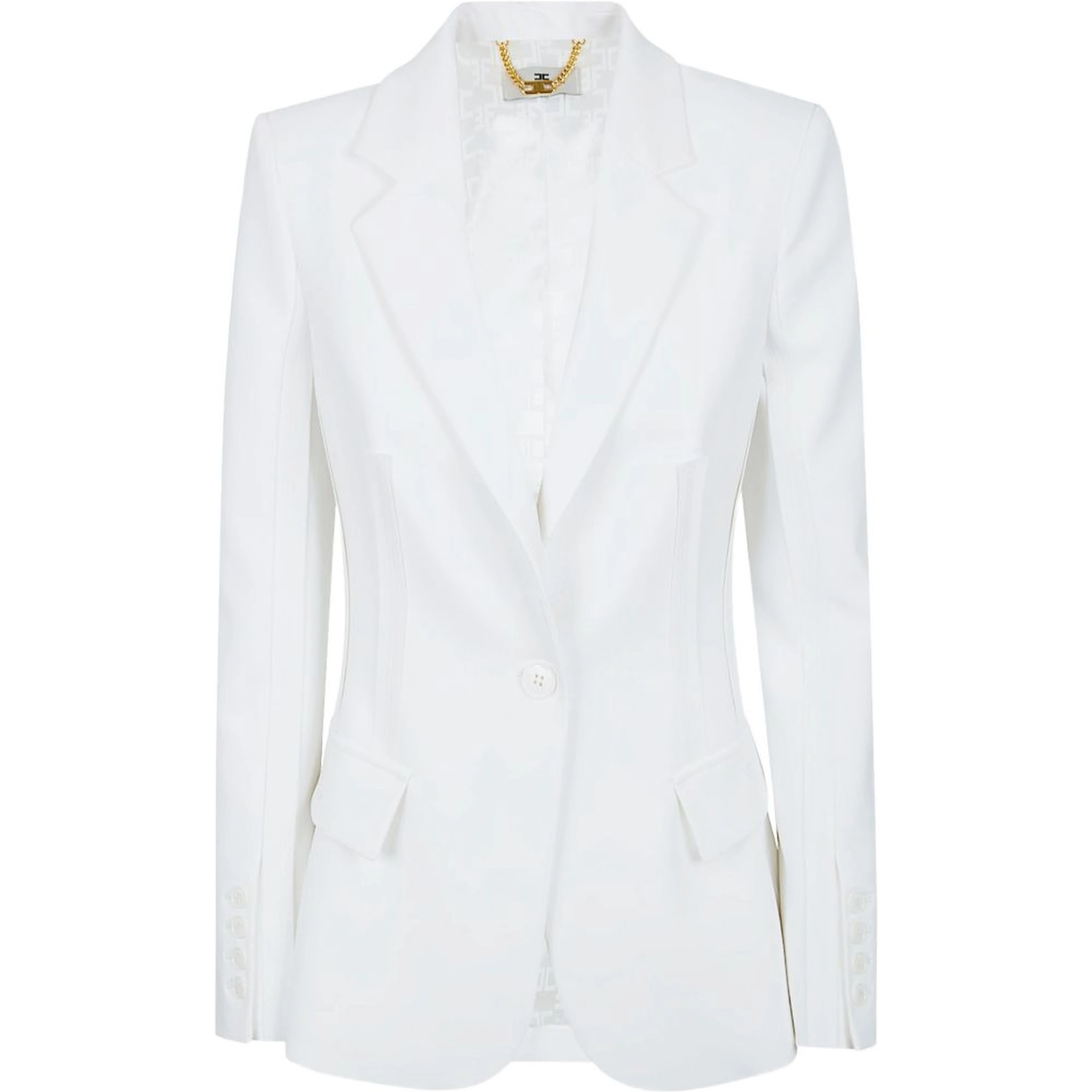 Elisabetta Franchi Jackets Ivory