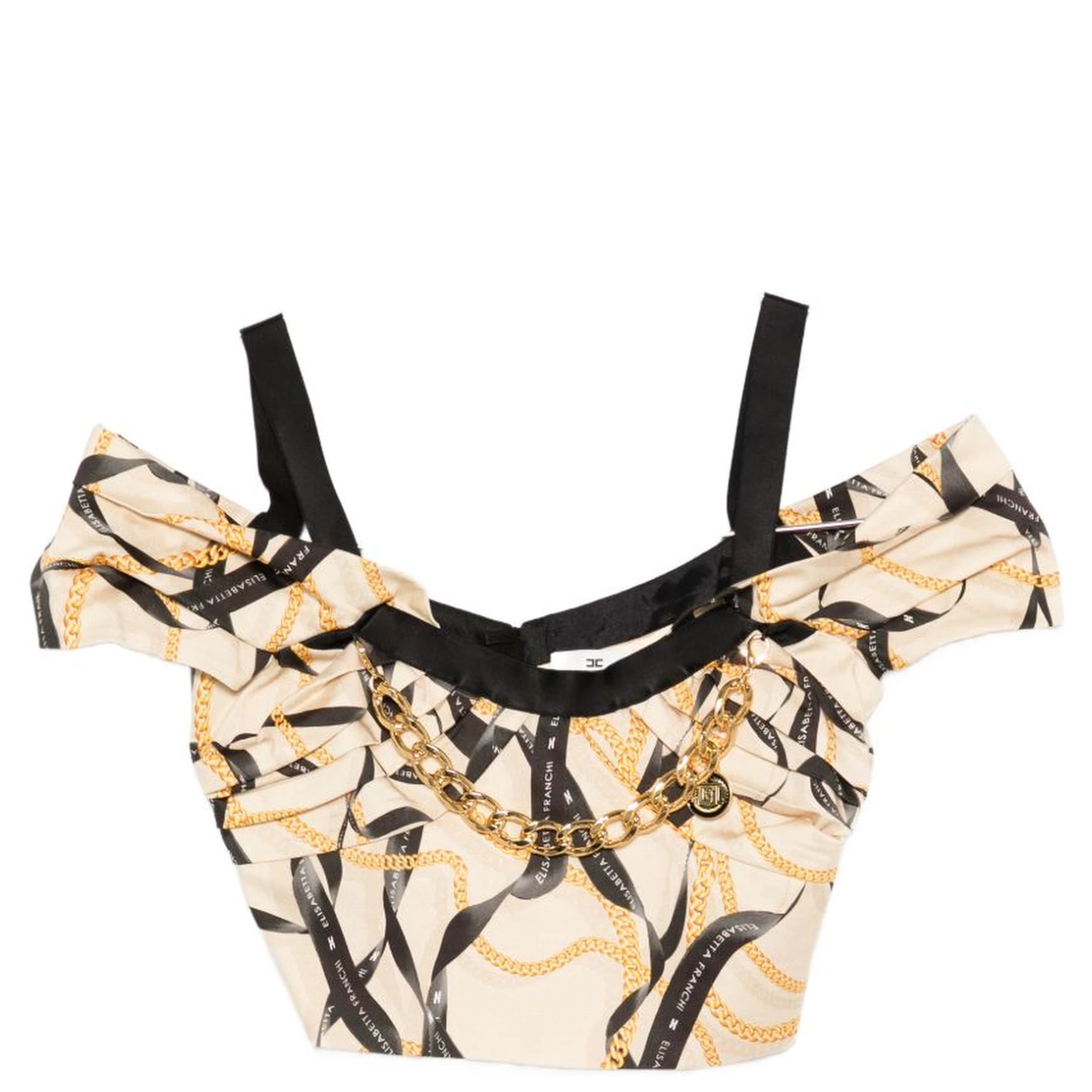 Elisabetta Franchi Top Beige
