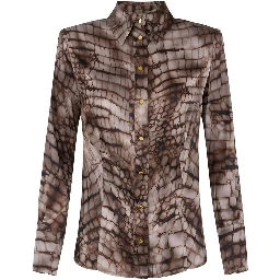 Elisabetta Franchi Shirts Brown