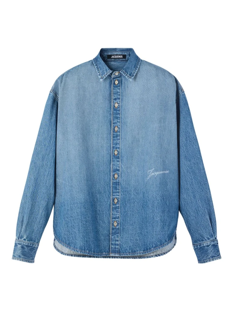 JACQUEMUS Shirts Blue