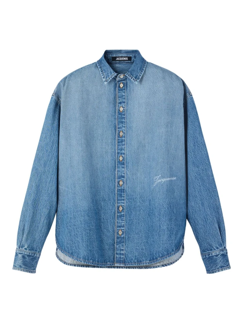 JACQUEMUS Shirts Blue