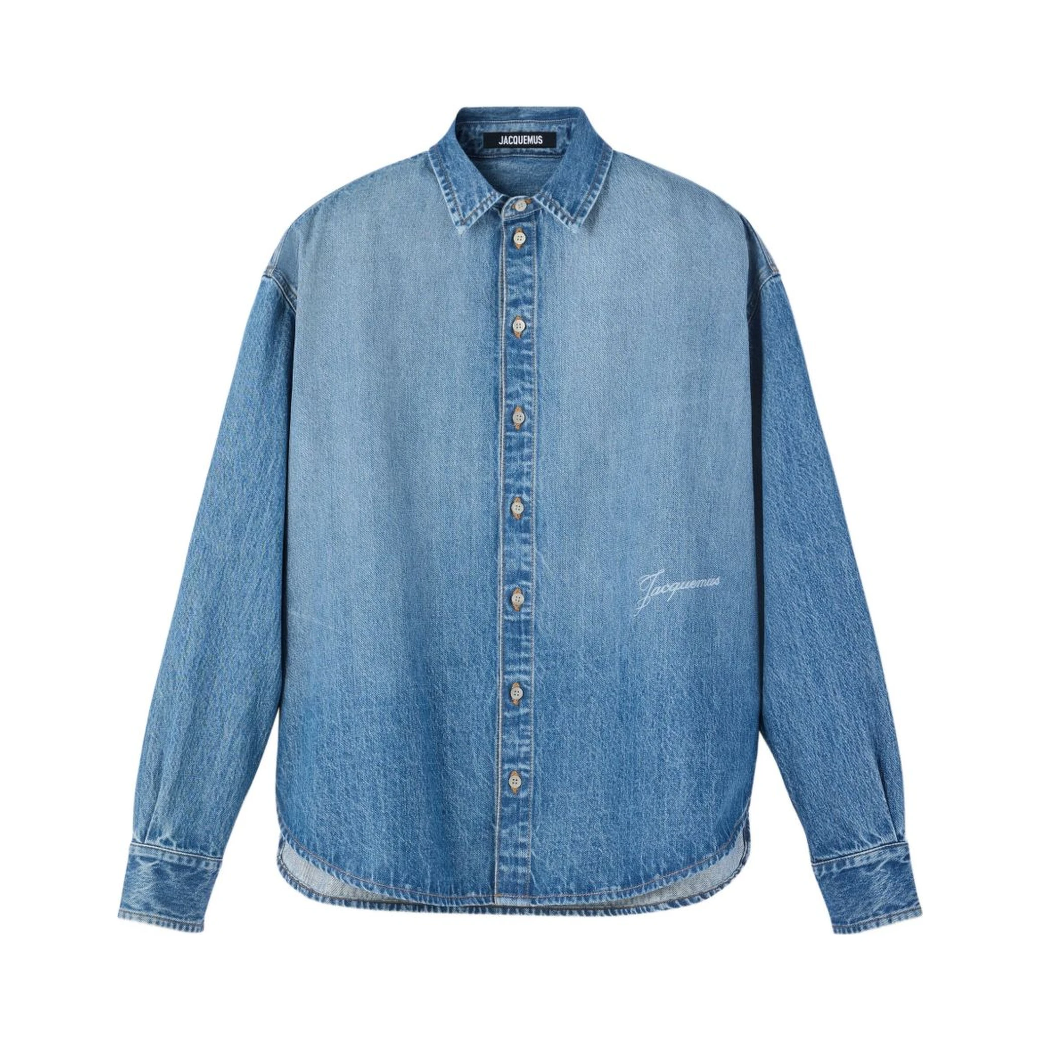 JACQUEMUS Shirts Blue