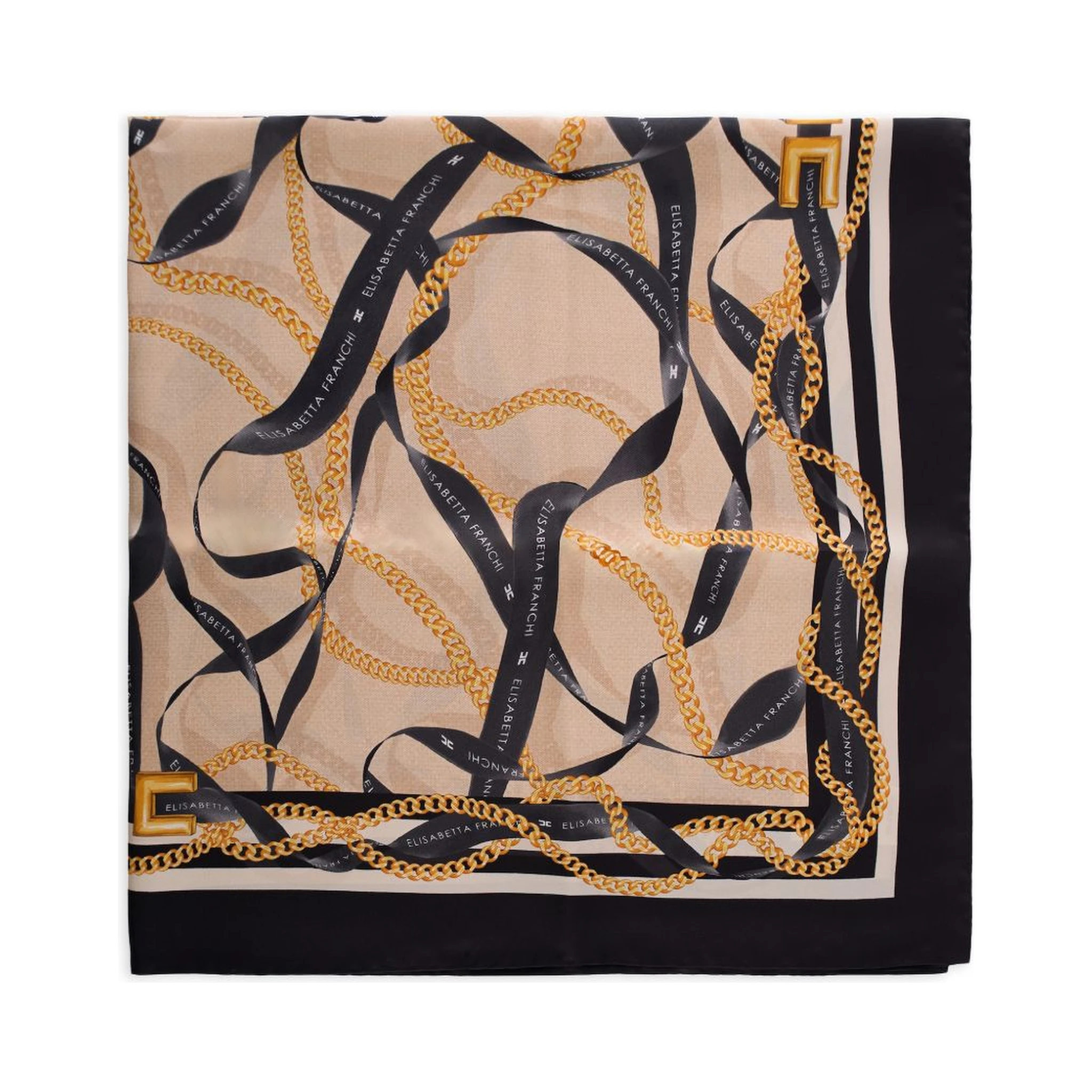 Elisabetta Franchi Scarfs Beige