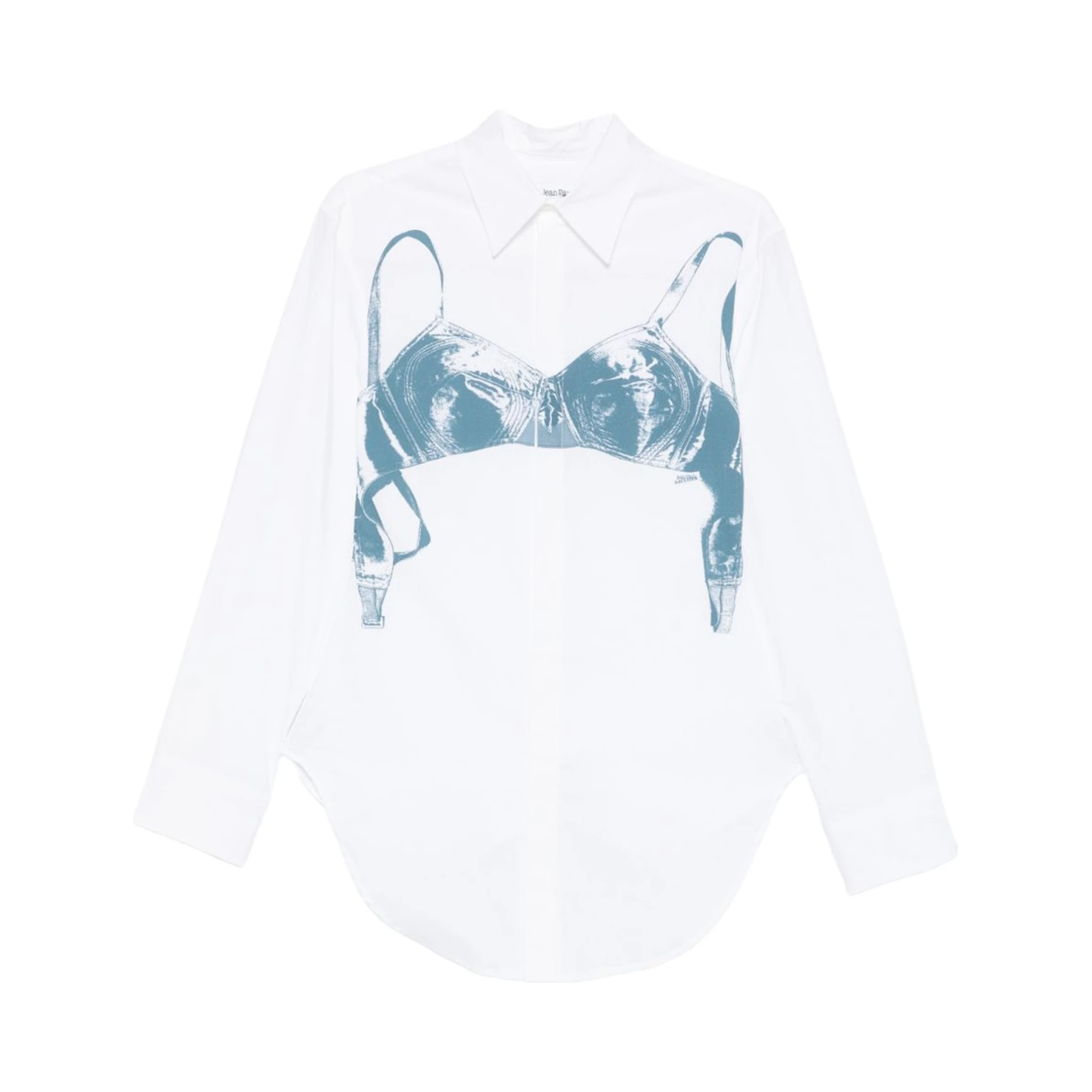 "SCANNED BRA" PRINT SHIRT