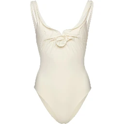 SWIMSUIT WITH FLOWER DETAIL