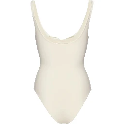 SWIMSUIT WITH FLOWER DETAIL