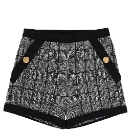 COTTON TWEED SHORTS