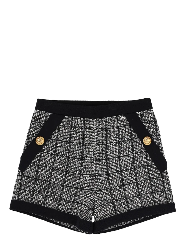 COTTON TWEED SHORTS