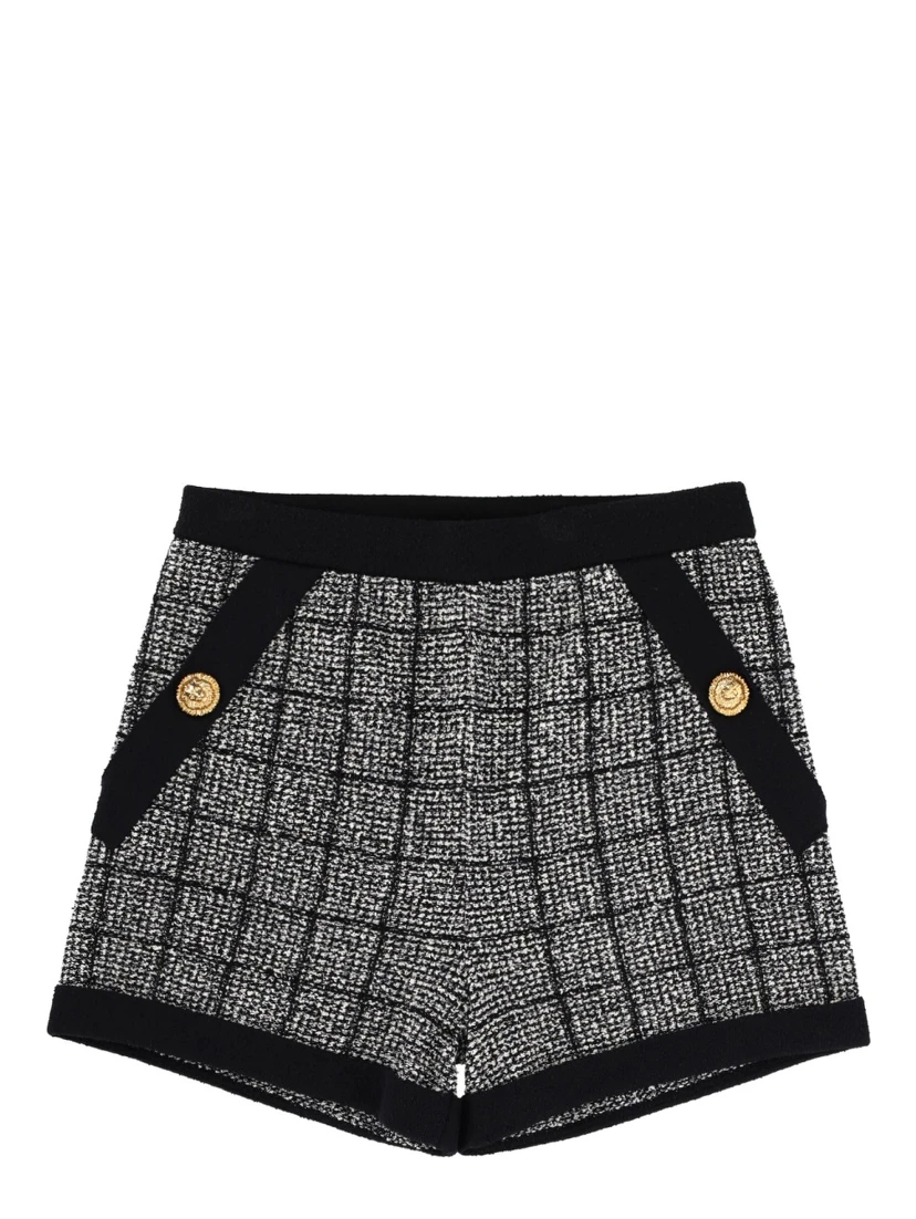 COTTON TWEED SHORTS