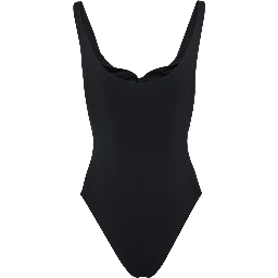 SWIMSUIT WITH FLOWER DETAIL