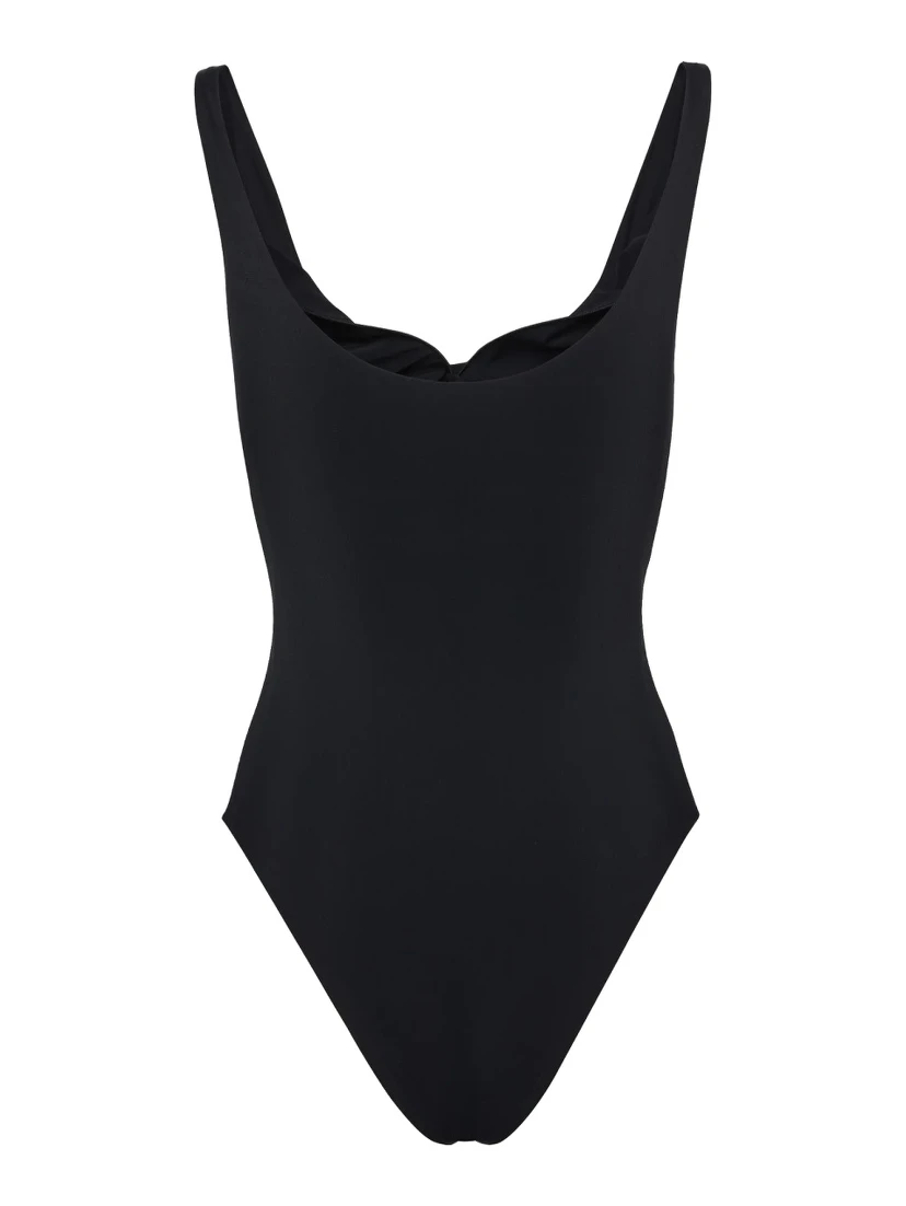 SWIMSUIT WITH FLOWER DETAIL