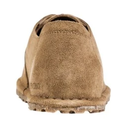 Gray Suede Leather Lace-Up Boots