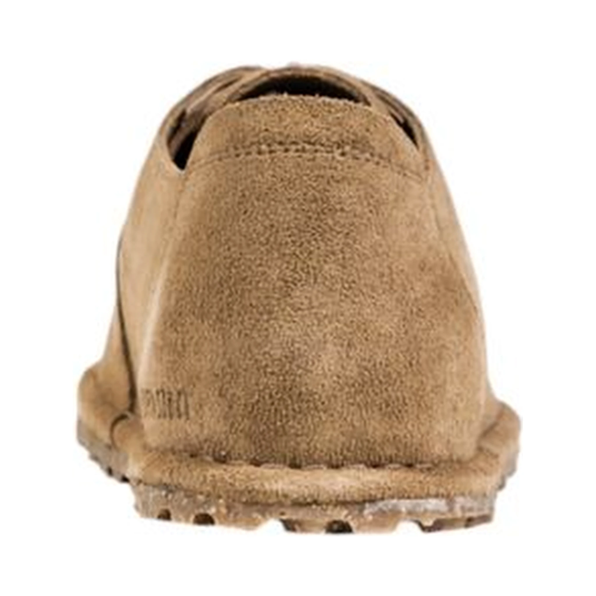 Gray Suede Leather Lace-Up Boots