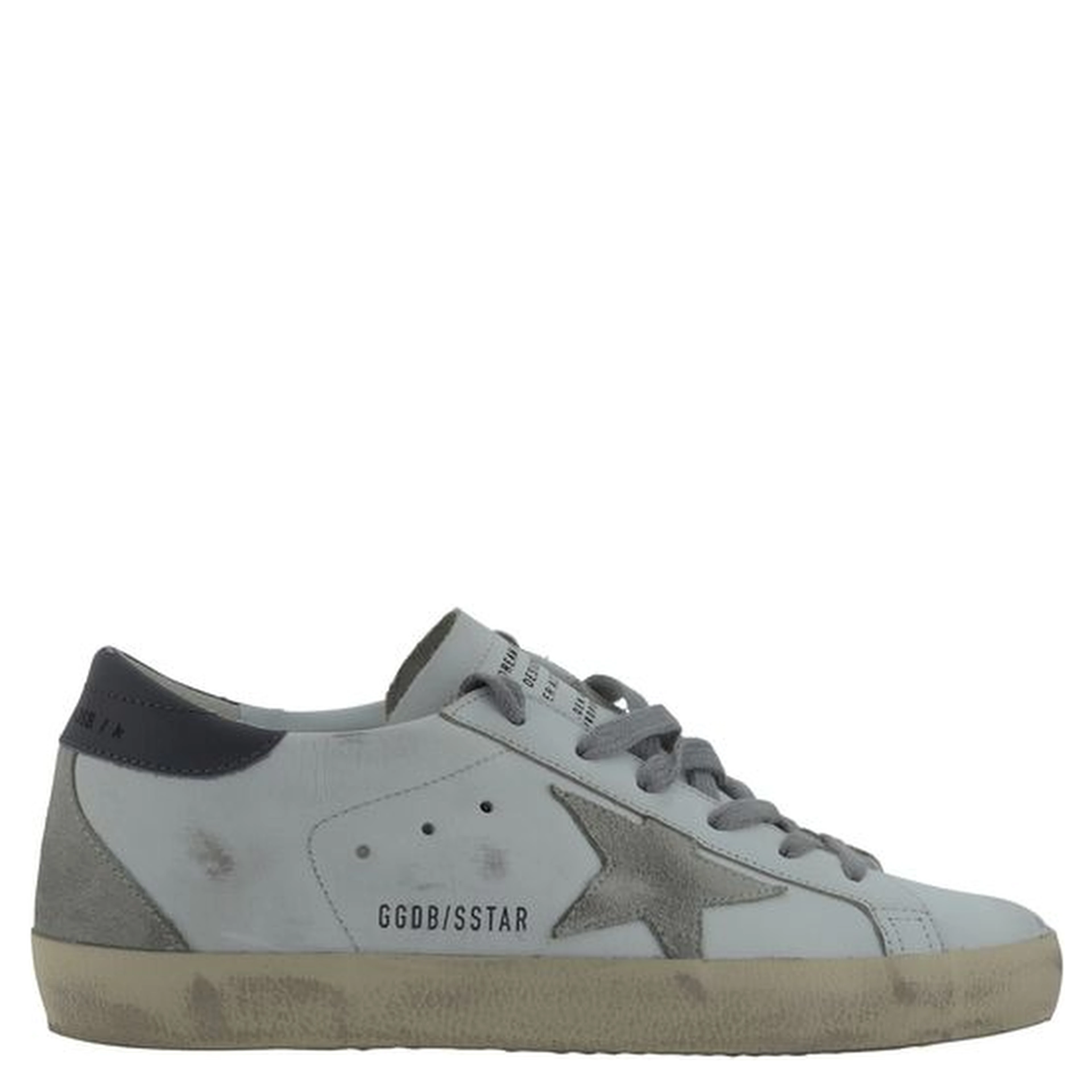 White Calf Leather Bos Taurus Low Top Sneakers