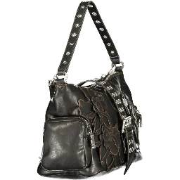 Marrone Polyurethane Women Handbag