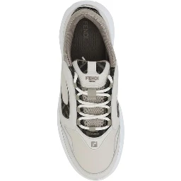 حذاء رياضي منخفض من جلد العجل الأبيض من بوس توروس