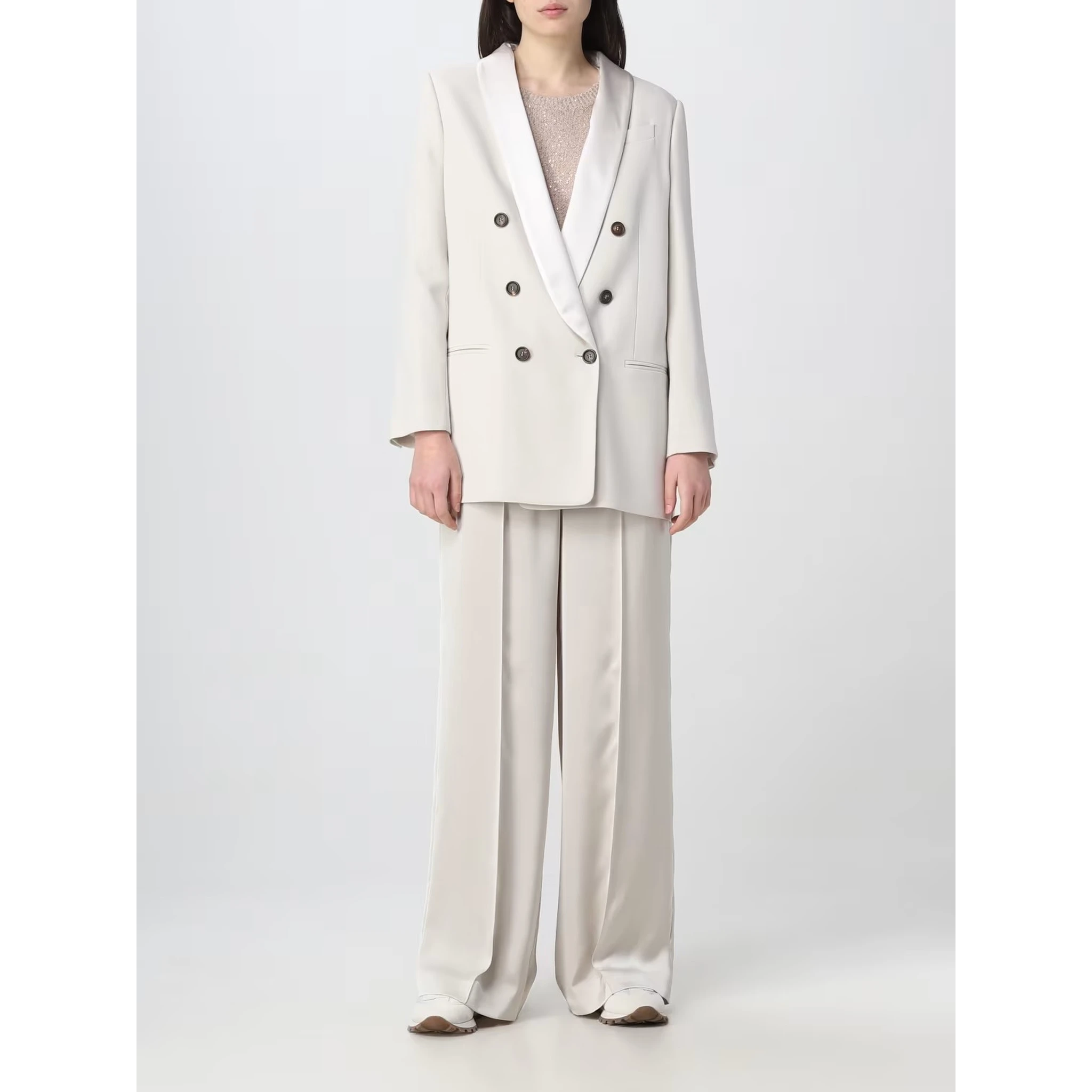 White Viscose Clothing