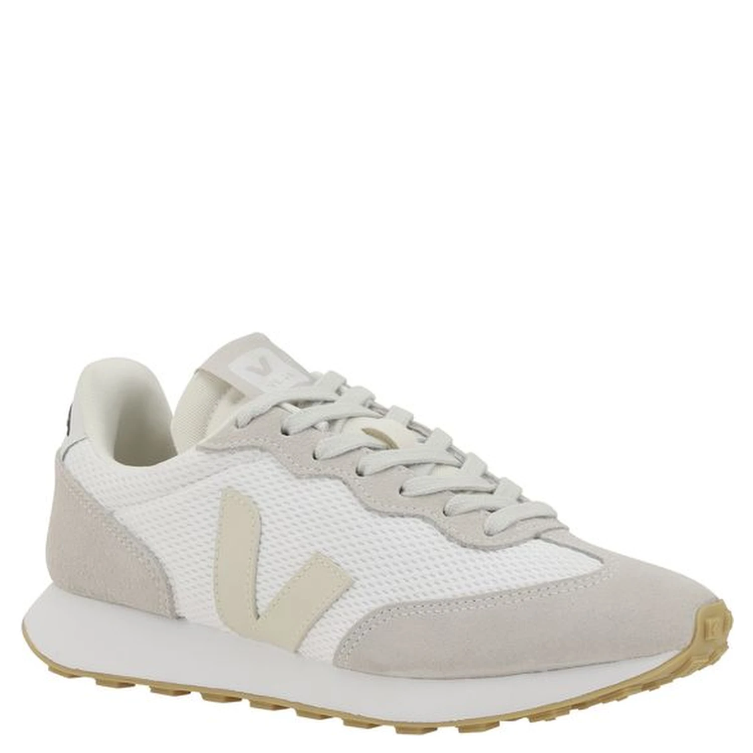 White Rubber Athletic Sneakers