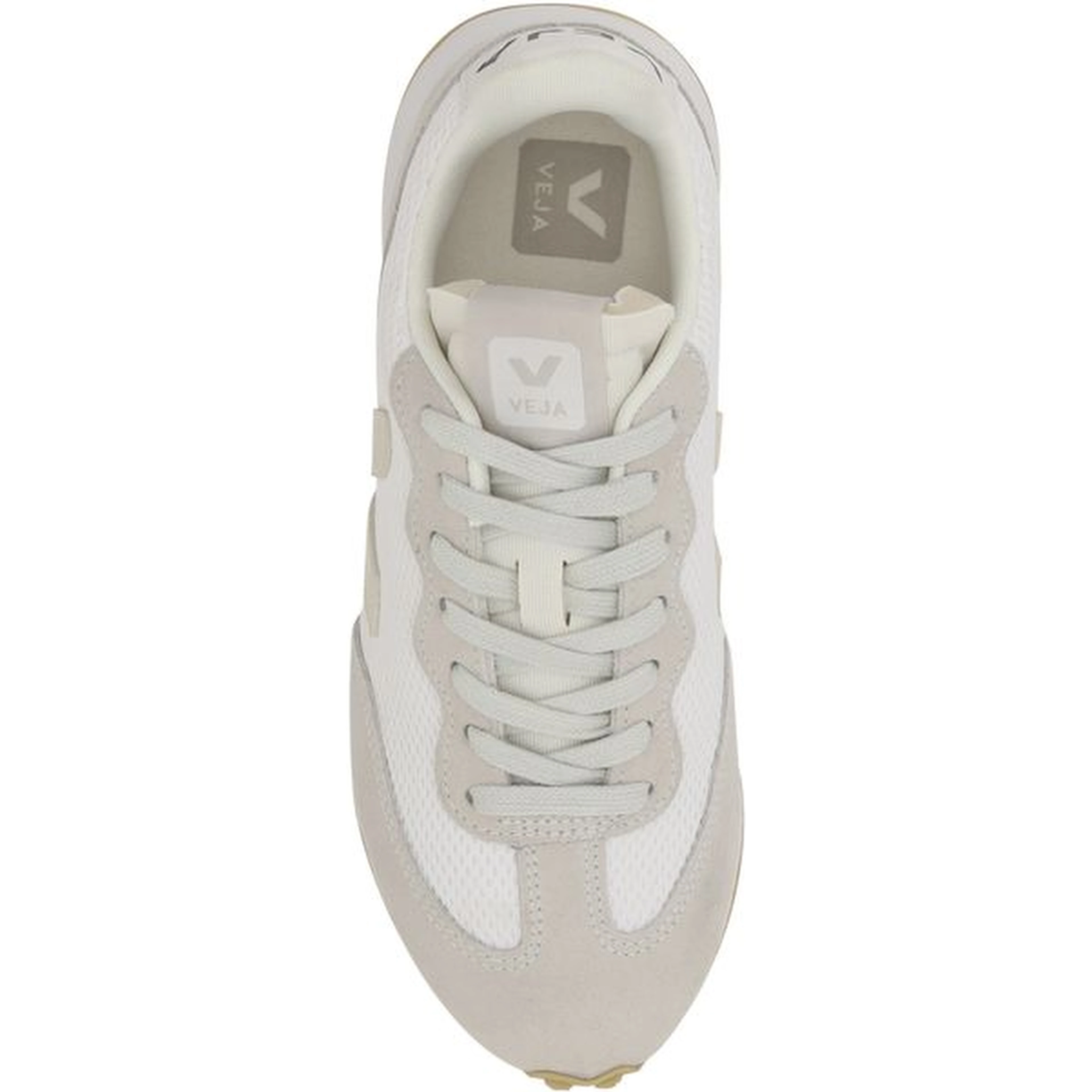 White Rubber Athletic Sneakers