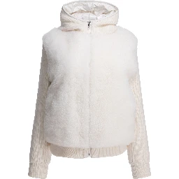 Reversible cashmere jacket