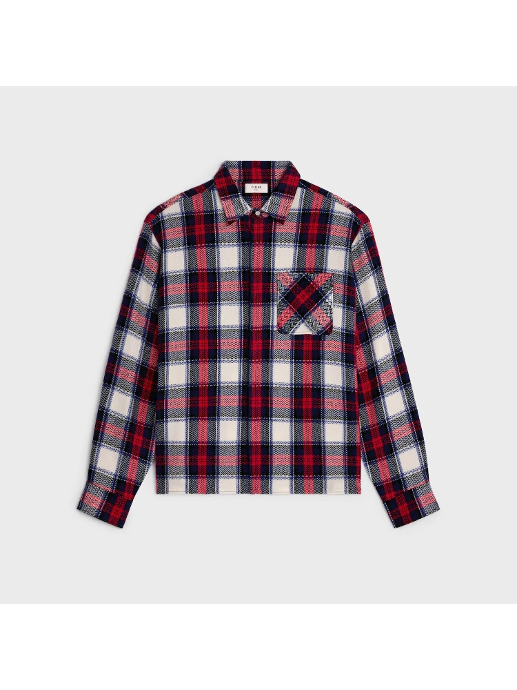 Cashmere overshirt jacket