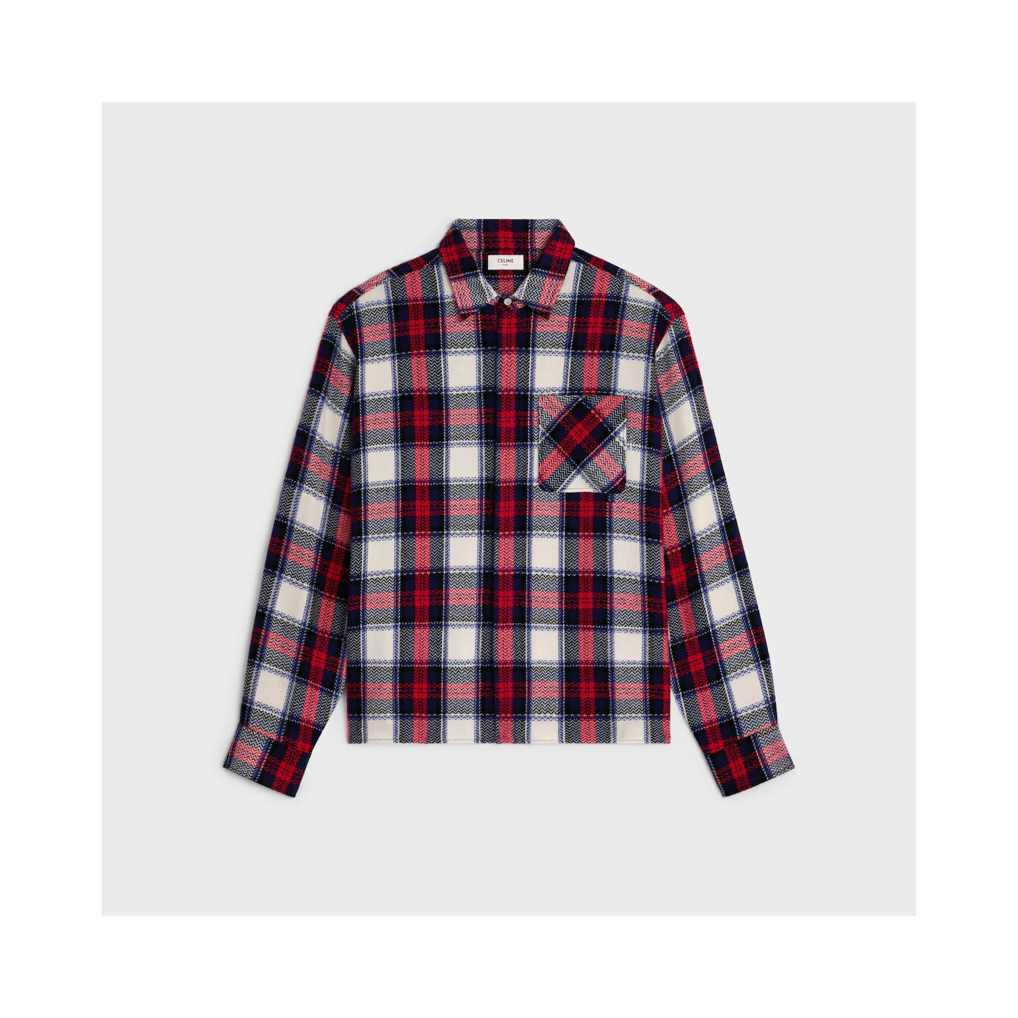 Cashmere overshirt jacket