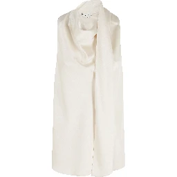 FLUID SATIN SCARF TOP