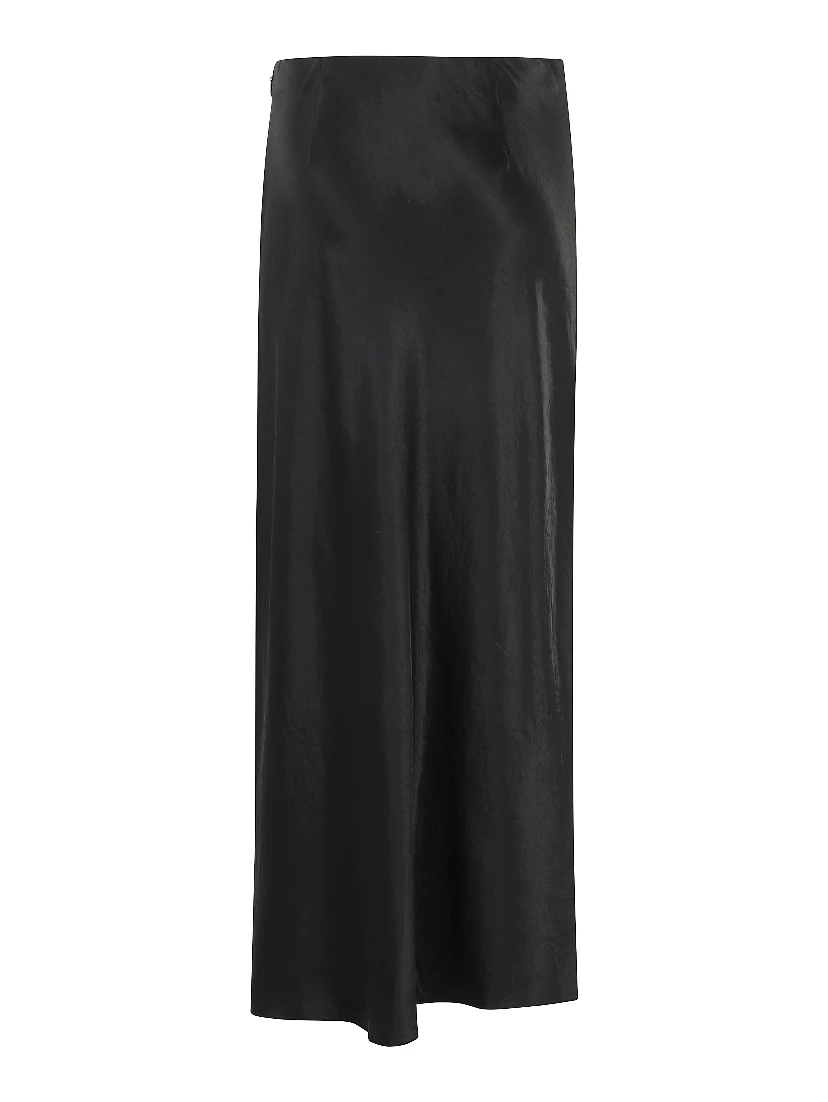 SIDE SLIT SLIP SKIRT