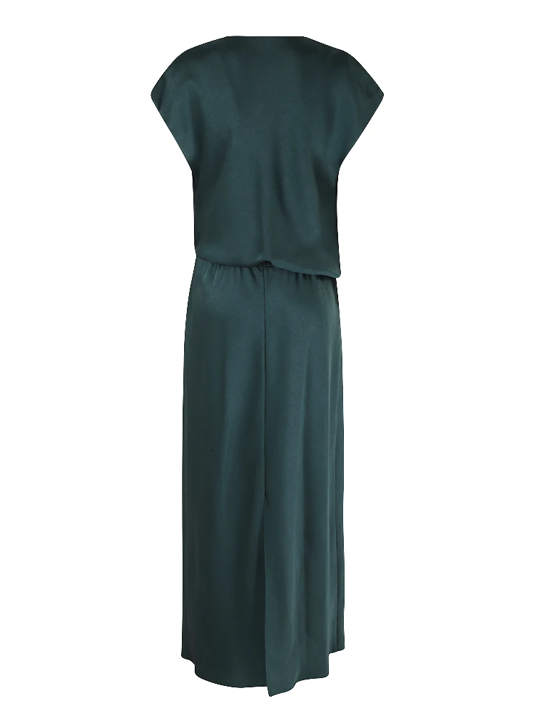 DRAPED COWL CAP SLV DRESS alternative