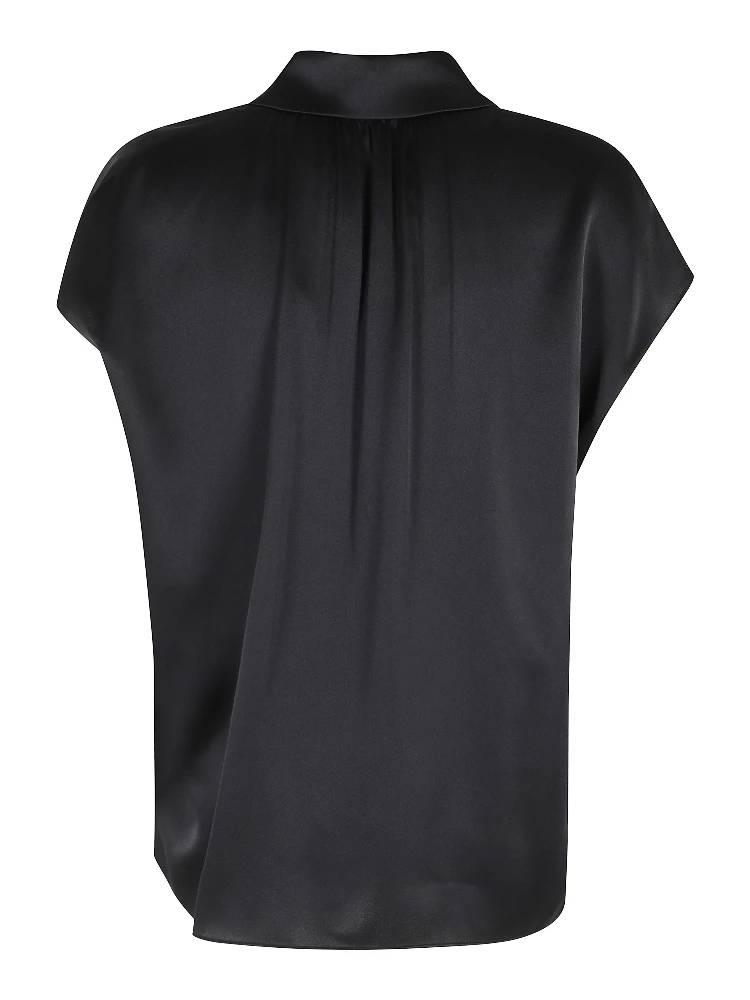 CAP SLV RUCHED BK BLOUSE alternative