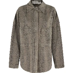 GIACCA CAMICIA DENIM PITONATO