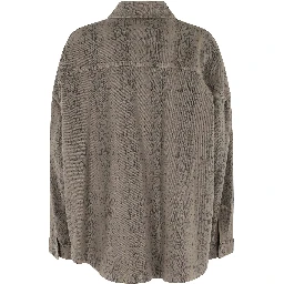 GIACCA CAMICIA DENIM PITONATO