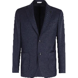 GIACCA DIAGONALE LANA LINO SETA